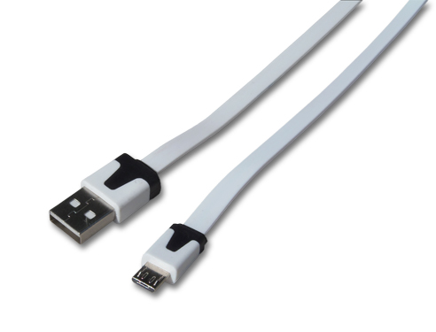 USB 2.0 A-k / B-k mikro 5pin , ploch kabel 1,5m
