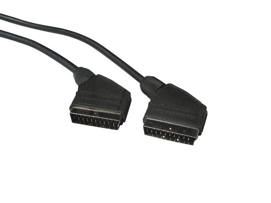 SCART 21pin K / K 1,5 m / 7 mm