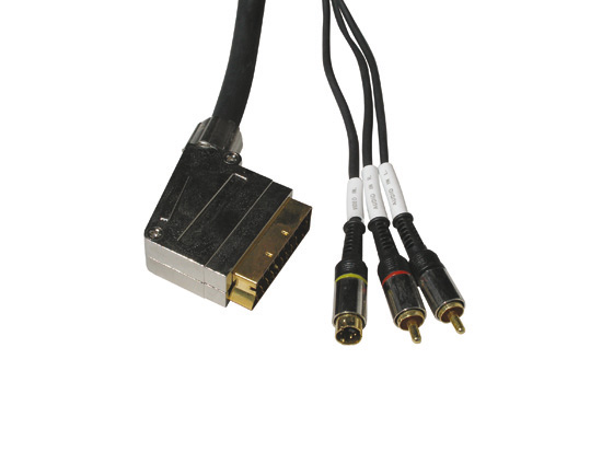 SCART / IN / 2xCINCH+1xSVHS 1,5m