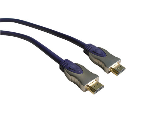HDMI A/A, V1.4+Ethernet, AWG28 1,5m/7,3mm, BlueLine